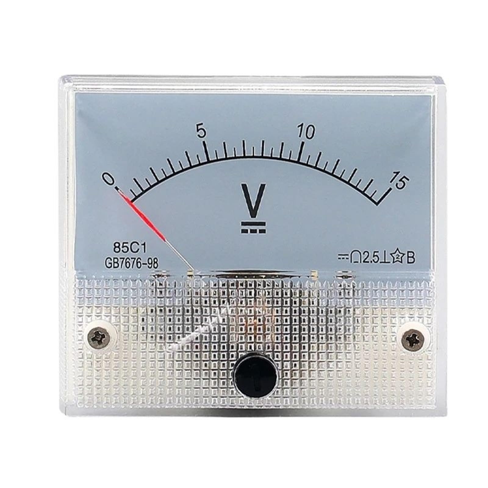 Voltmètre analogique 85C1-V 0-100V CC pour panneau électrique - 4