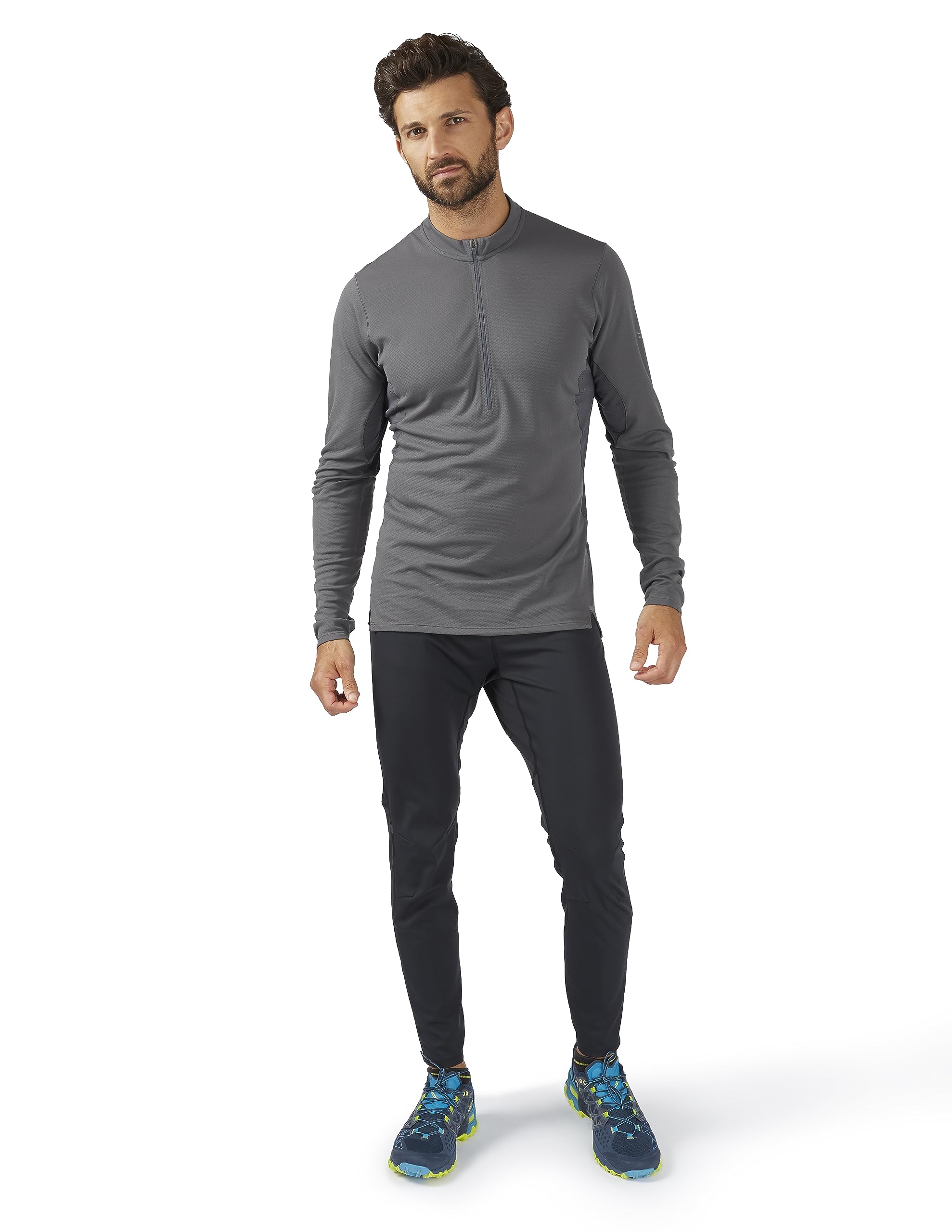 Rab Ridgeline LS Tee - Maglietta a maniche lunghe da uomo, leggera, traspirante, per trail running