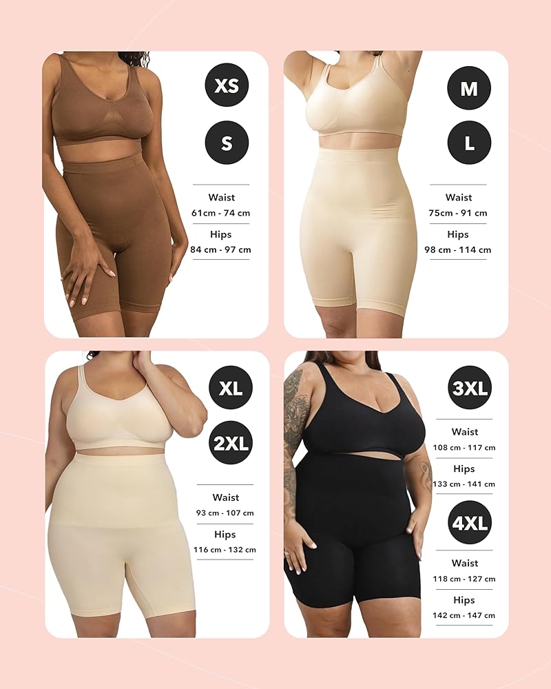 epa エパ　high waist short pants SHAPERMINT Shapewear for Women - High-Waisted Shapewear