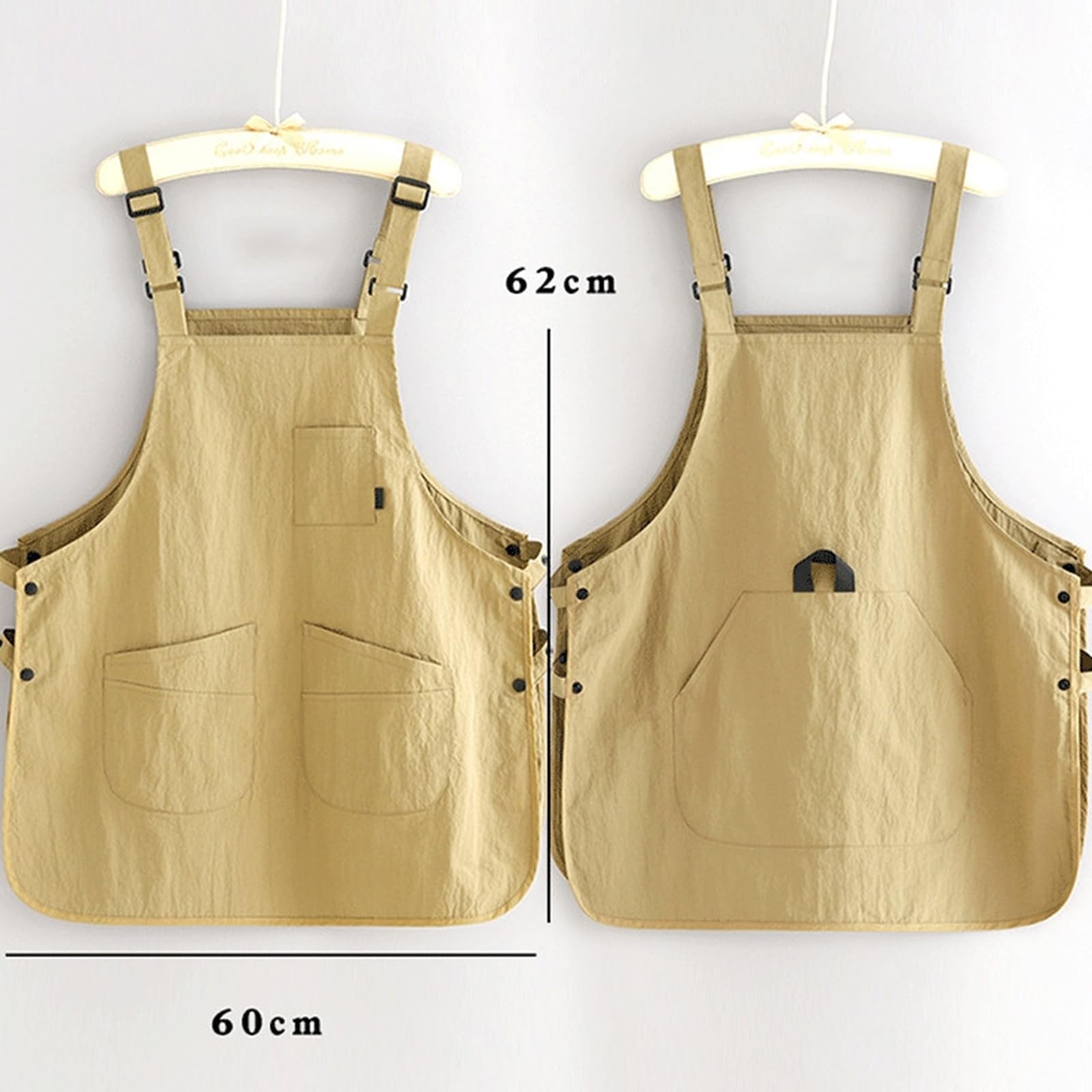 Delantales de repostería, Delantal de Zapatero - Chef Unisex con Espalda en Forma H for Cocina, Restaurante, Barbacoa y Manualidades(Red)
