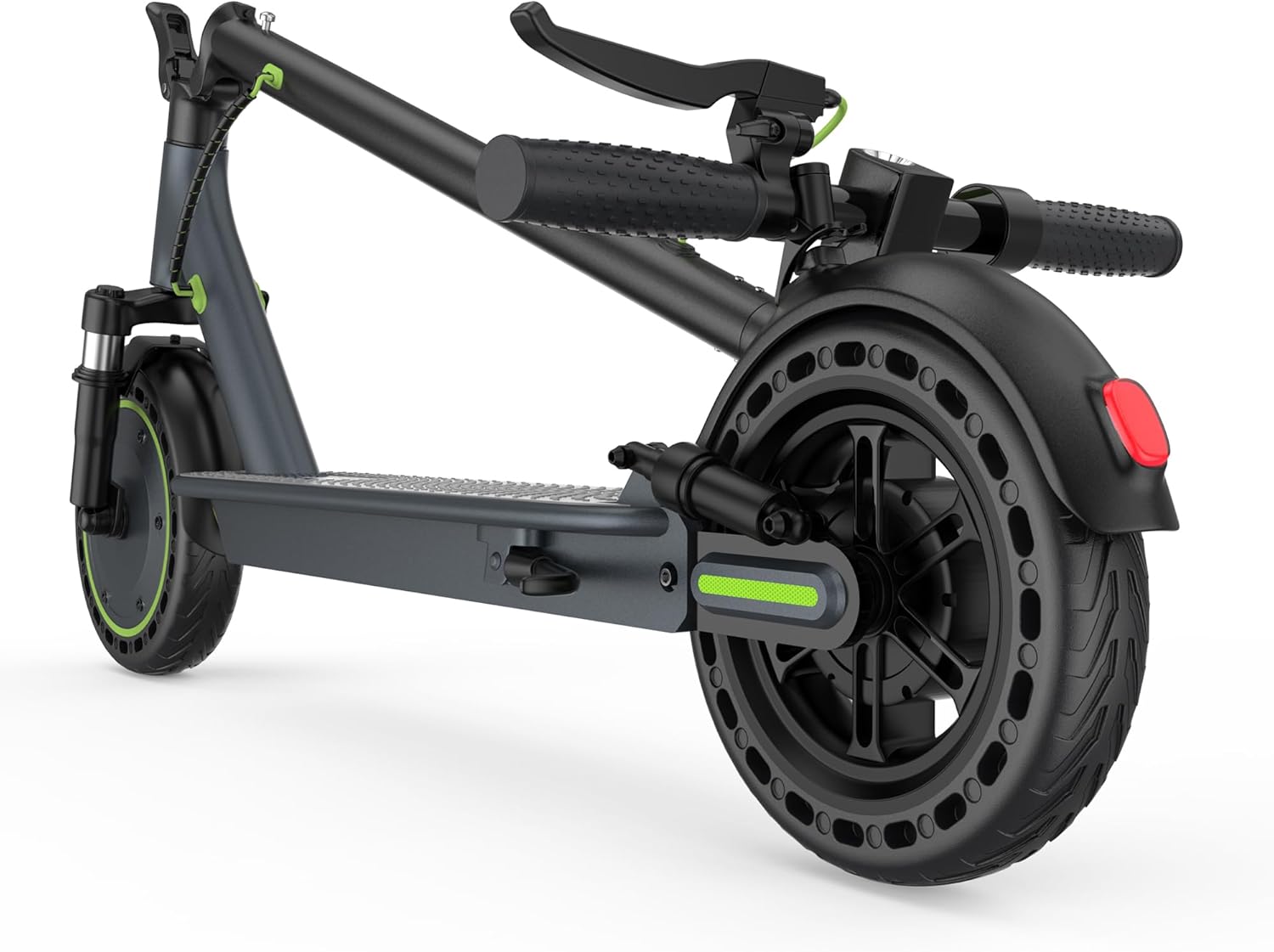 Roinside Electric Scooter - 8.5"/10''/14'' Solid Tires, 350W/500W Motor, Up to 19/22MPH& 16/21/23/24Miles Long-Range Portable Commuting Scooter for Adults with Double Braking System, App