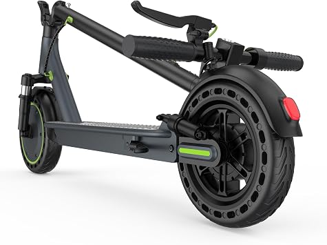 Roinside Electric Scooter - 8.5"/10/14 Solid Tires, 350W/500W Motor, Up to 19/22MPH& 16/21/23/24Miles Long-Range Portable Commuting Scooter for Adults with Double Braking System, App