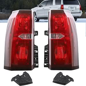 Passenger Side Tail Light Assembly For 2015-2020 Chevy Tahoe & Suburban - Chrome Housing (TRA754683)