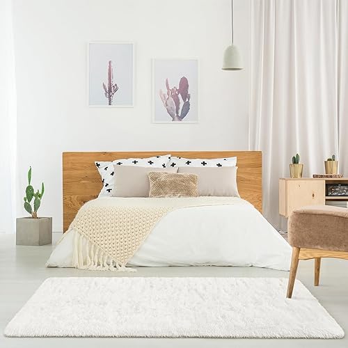 Vista 293 de BENRON Alfombras suaves para dormitorio, 2 x 6, lavables para pasillo, entrada, cocina, dormitorio, alfombra mullida para decoración de habitación