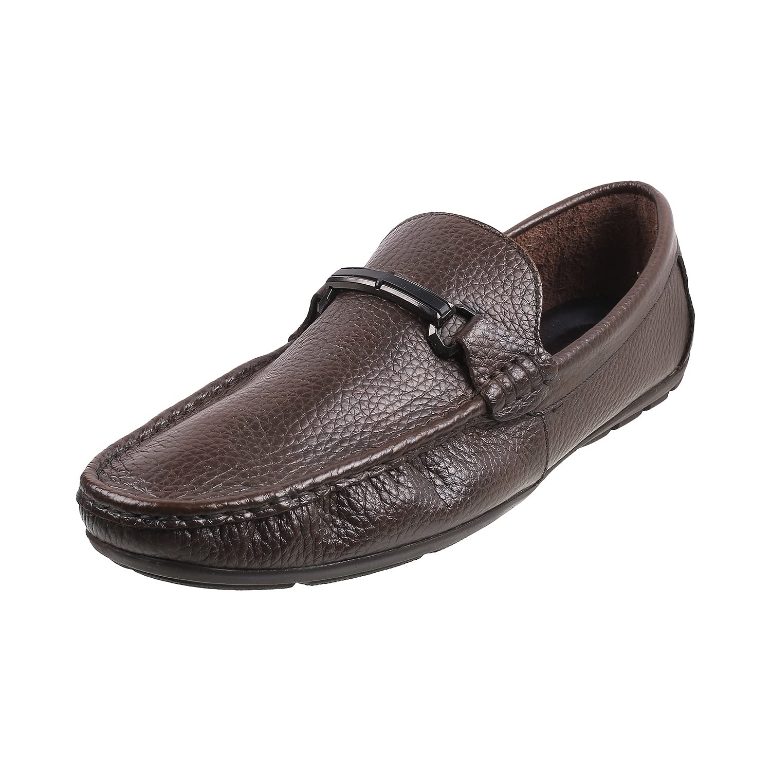 Metro Mens Brown Leather Loafers 8-UK 42 (EU) (71-8533) (B09X78FG42) Amazon Price History, Amazon Price Tracker