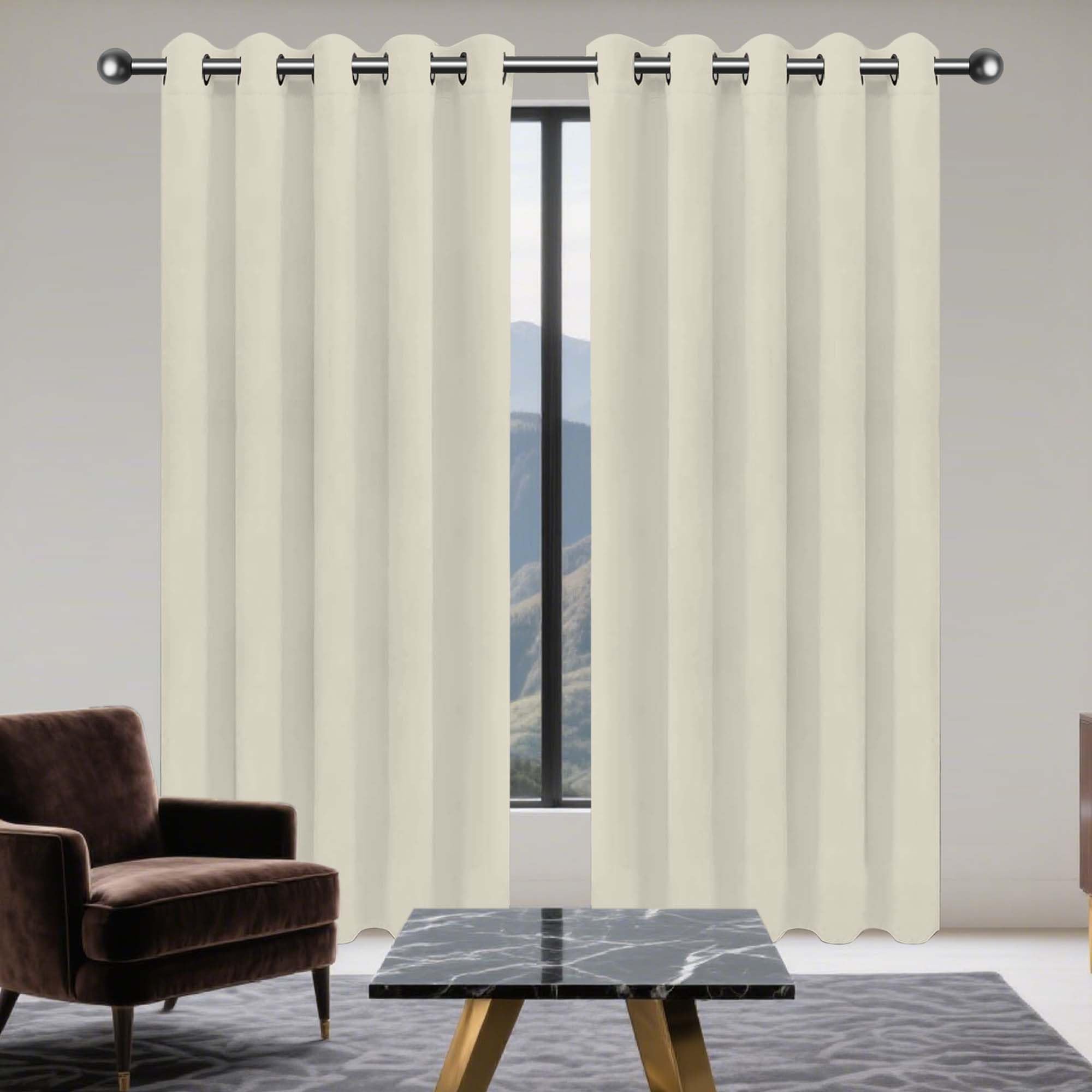 Cortinas extra cálidas reductoras de ruido, 150 x 100 cm, suaves y ligeras, con ojales en la parte superior, lavables, ideales para hoteles y dormitorios, 1 juego de protección para el invierno