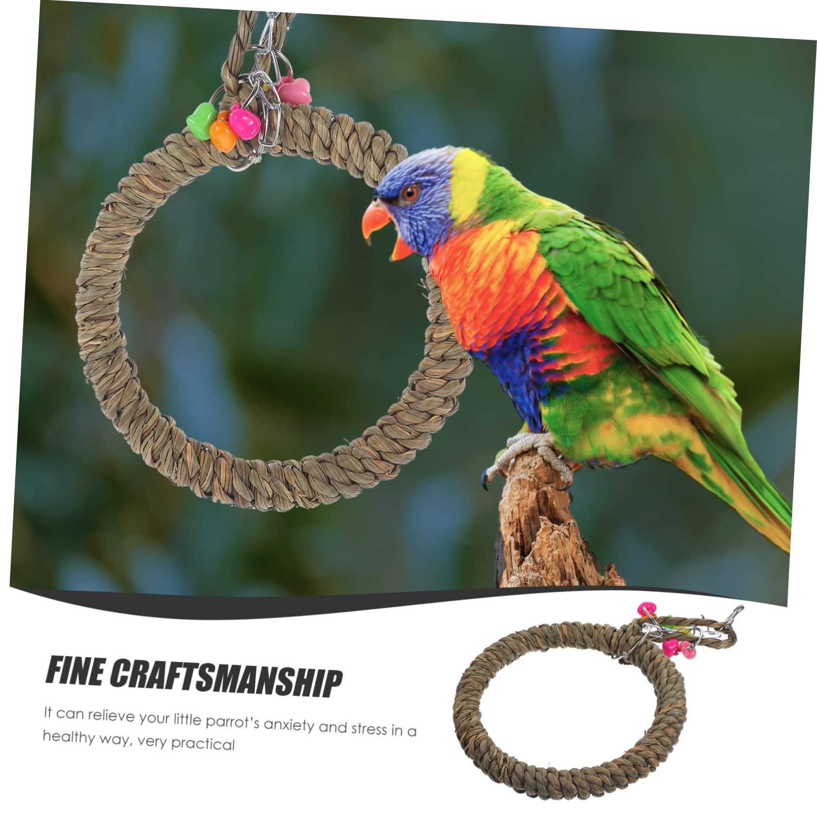Yardwe 5stücke Bird Swing Hängematte Für Papageien Kletterspielzeug Strapazierfähigem Material Für Wellensittiche Und Nymphensittiche Fördert Spaß Und Entspannung Im Käfig