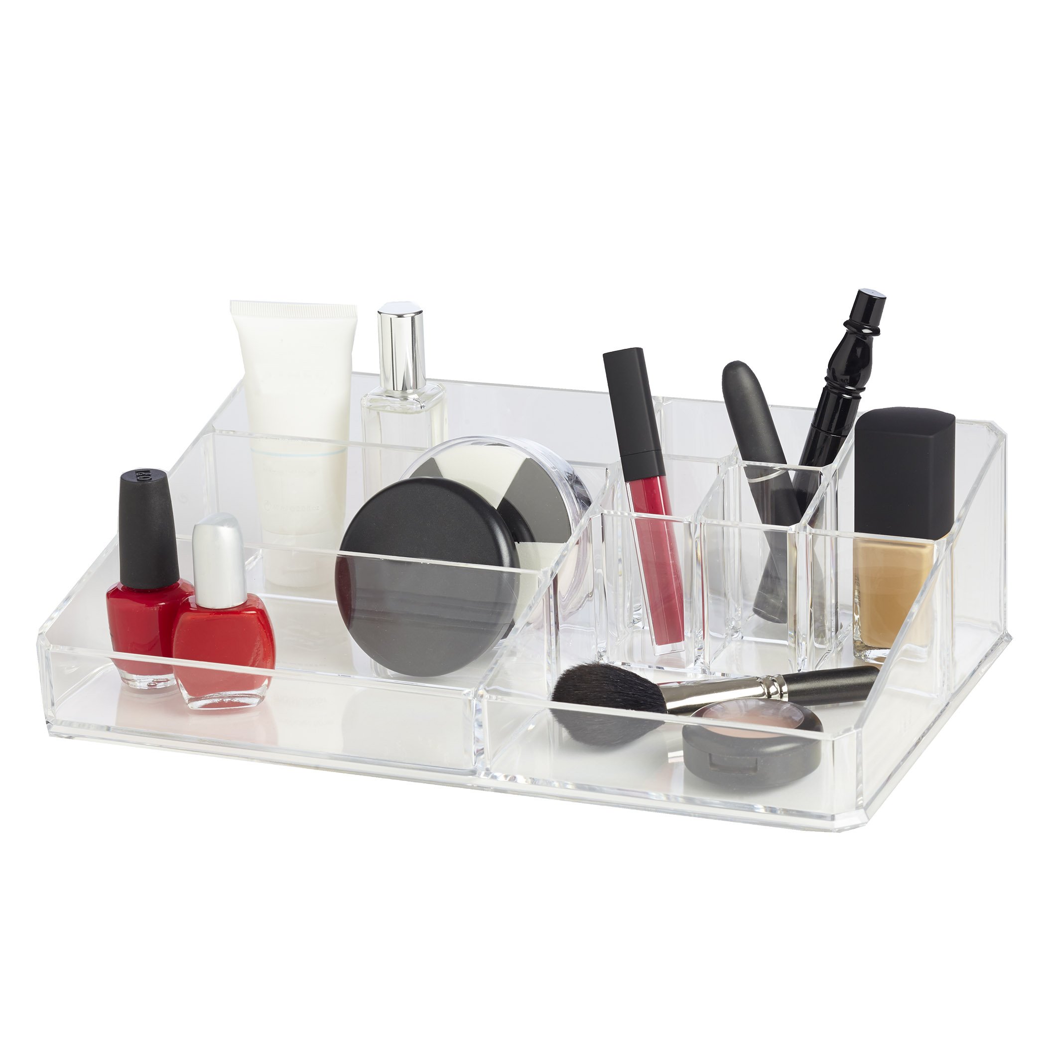 RichardsHomewares 987860 Clearly Chic 9 Compartment Cosmetic Organizer by
