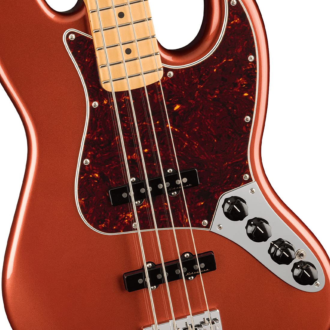 Fender Player Plus Jazz Bass, Aged Candy Apple Red, Maple Fingerboard - Image 7