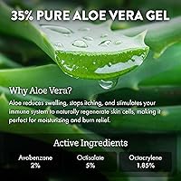 Vista 3 de Aloe Up Protector solar Sport Continuous Spray SPF 15 - Protector solar de amplio espectro UVA/UVB para rostro y cuerpo - Con gel de aloe vera