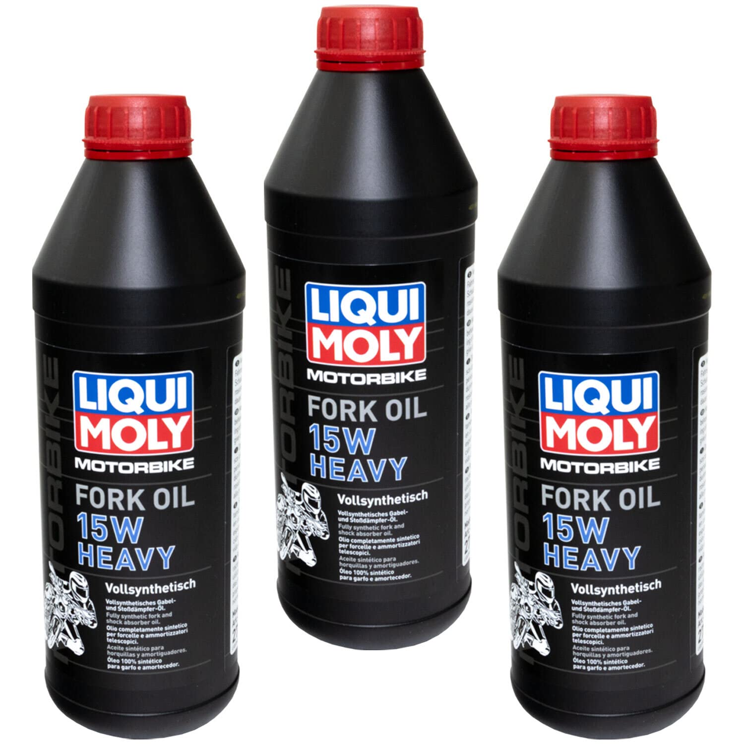 Gabelöl Gabel Öl LIQUI MOLY Motorbike 15W heavy 3 X 1 Liter