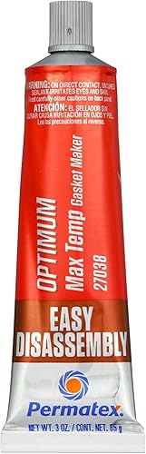 Miniatura 10 de Permatex Optimum Red - Máquina de juntas de alta temperatura, 13 onzas