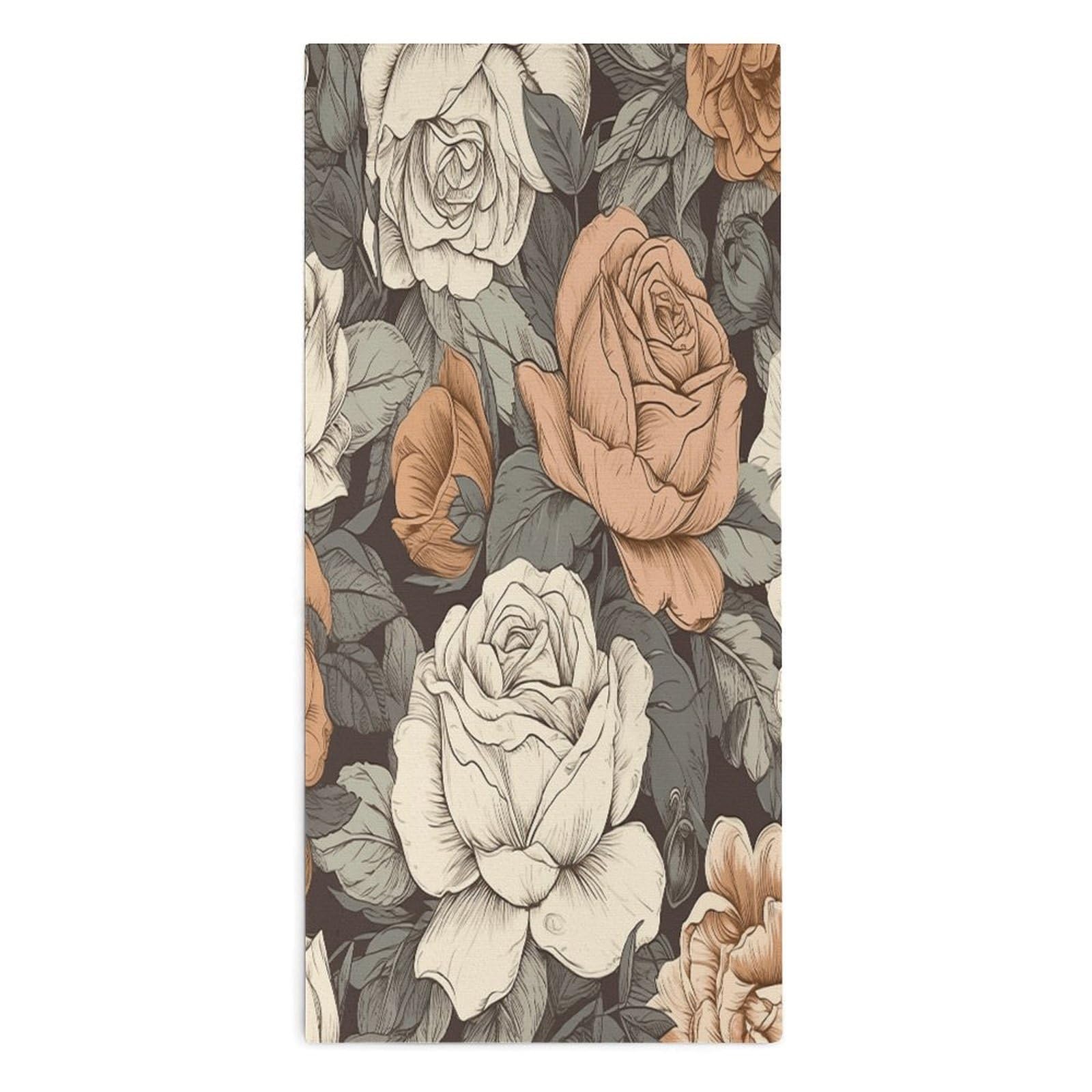 Btcowzrv Style A Hand Drawn Painting Bath Towel Beach Towels Shower Towel