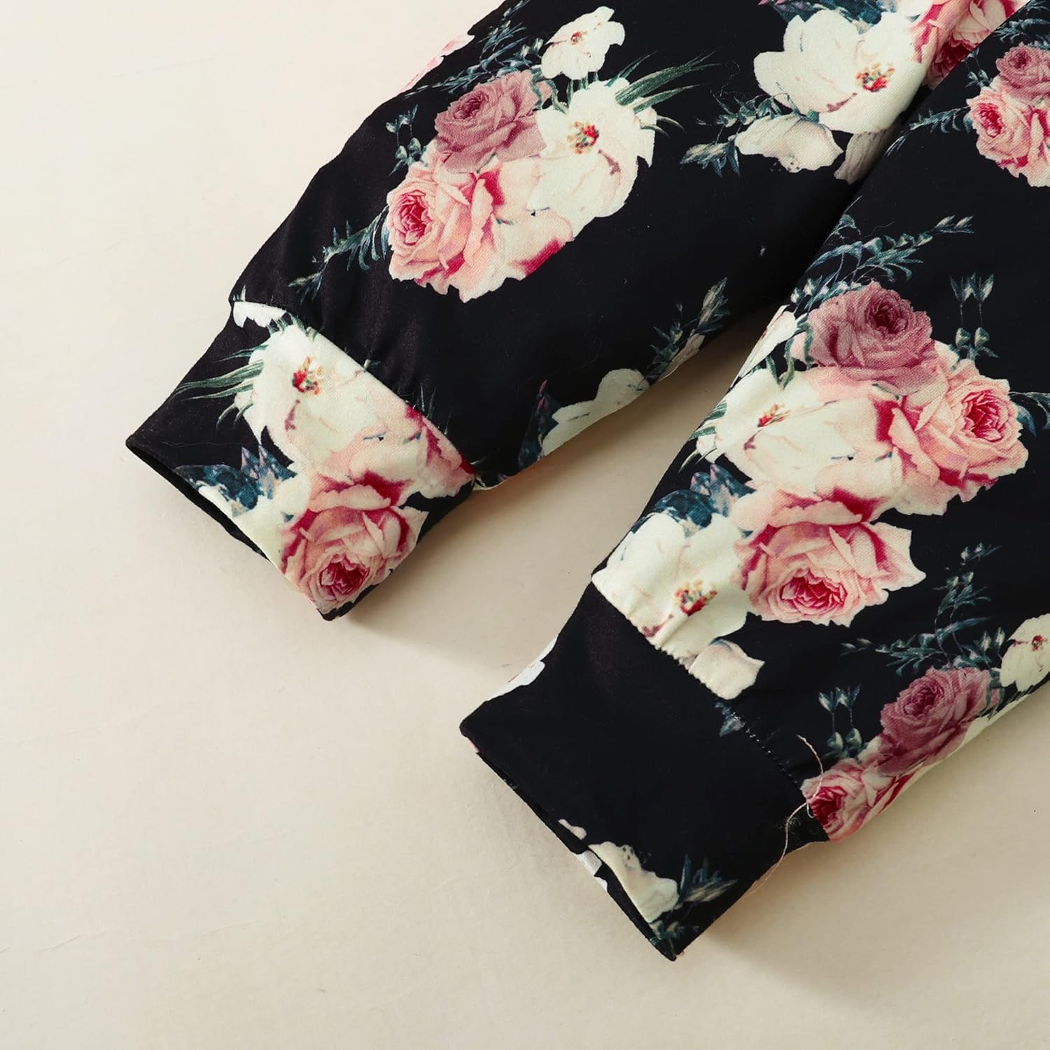 Yvowming Newborn Baby Girl Clothes Outfits Infant Hoodie Sweatshirt Pants Headband Toddler Girl Clothing Set - Image 6