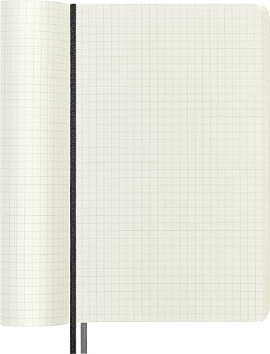 Miniatura 5 de Moleskine - Cuaderno clásico expandido, tapa suave, grande (5 x 8.25 pulgadas), cuadradocuadrícula, negro, 400 páginas