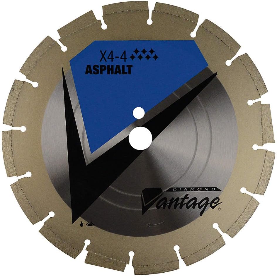 Diamond Vantage 1412EX44 14 Wet/Dry Diamond Saw Blade, Segmented