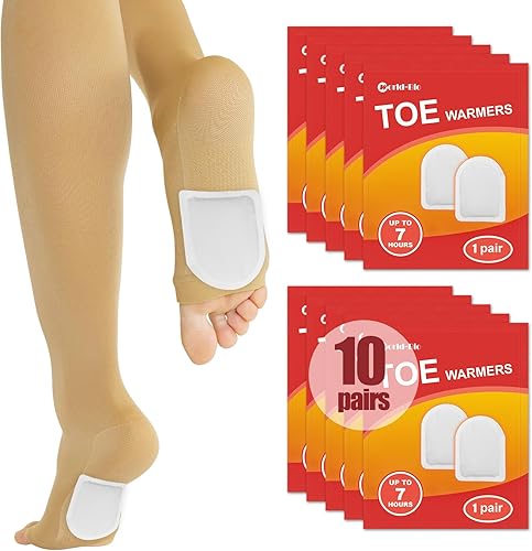 MR.ICE - Calentadores de pies, de plantillas y corporales, desechables, con parte trasera adhesiva, parche de calefacción que se activa por aire,