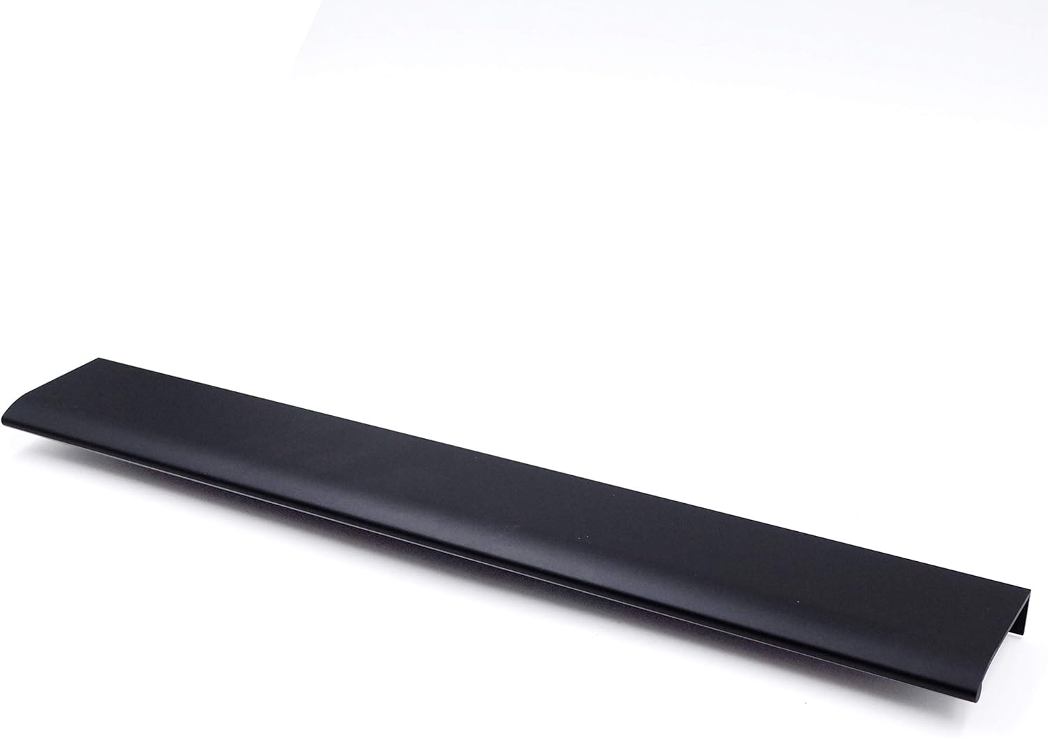 4Pack Drawers Edge Pulls 12" Overall Length, Black