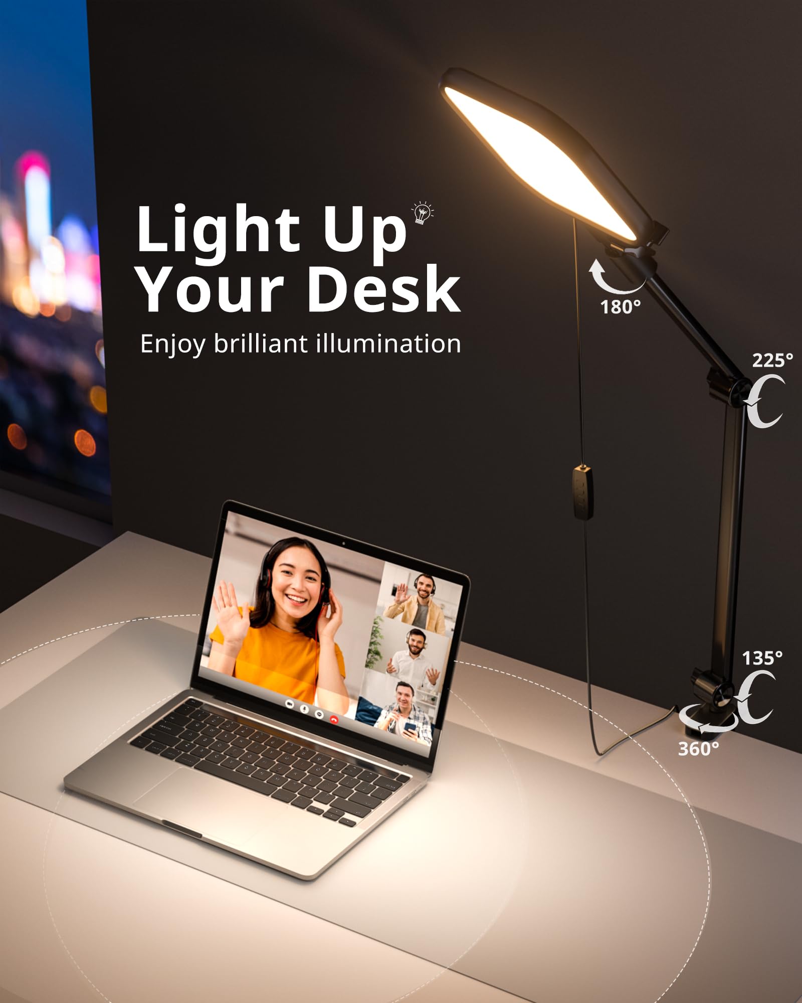 Lampe Plein écran de 20,3 cm avec Support Suspendu