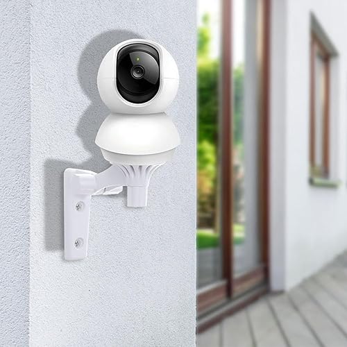 Miniatura 6 de Soporte de pared compatible con TP-Link Tapo C210C200 y Kasa Indoor Pan EC70EC71KC410S, soporte de ángulos ajustables con rotación de 180 grados