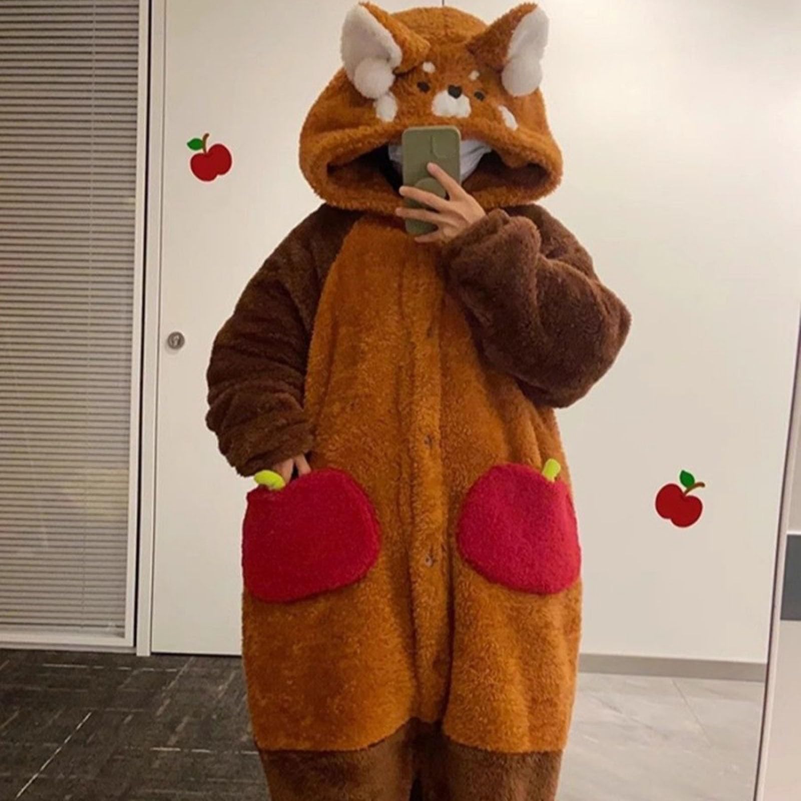 Pigiama Capibara Peloso, Tutina Capibara, Tutina Capibara Adulto Pigiama Intero Indossabile Capybara Tutina Capybara, Morbido Pigiama Per Cosplay, Bambini E Adulti