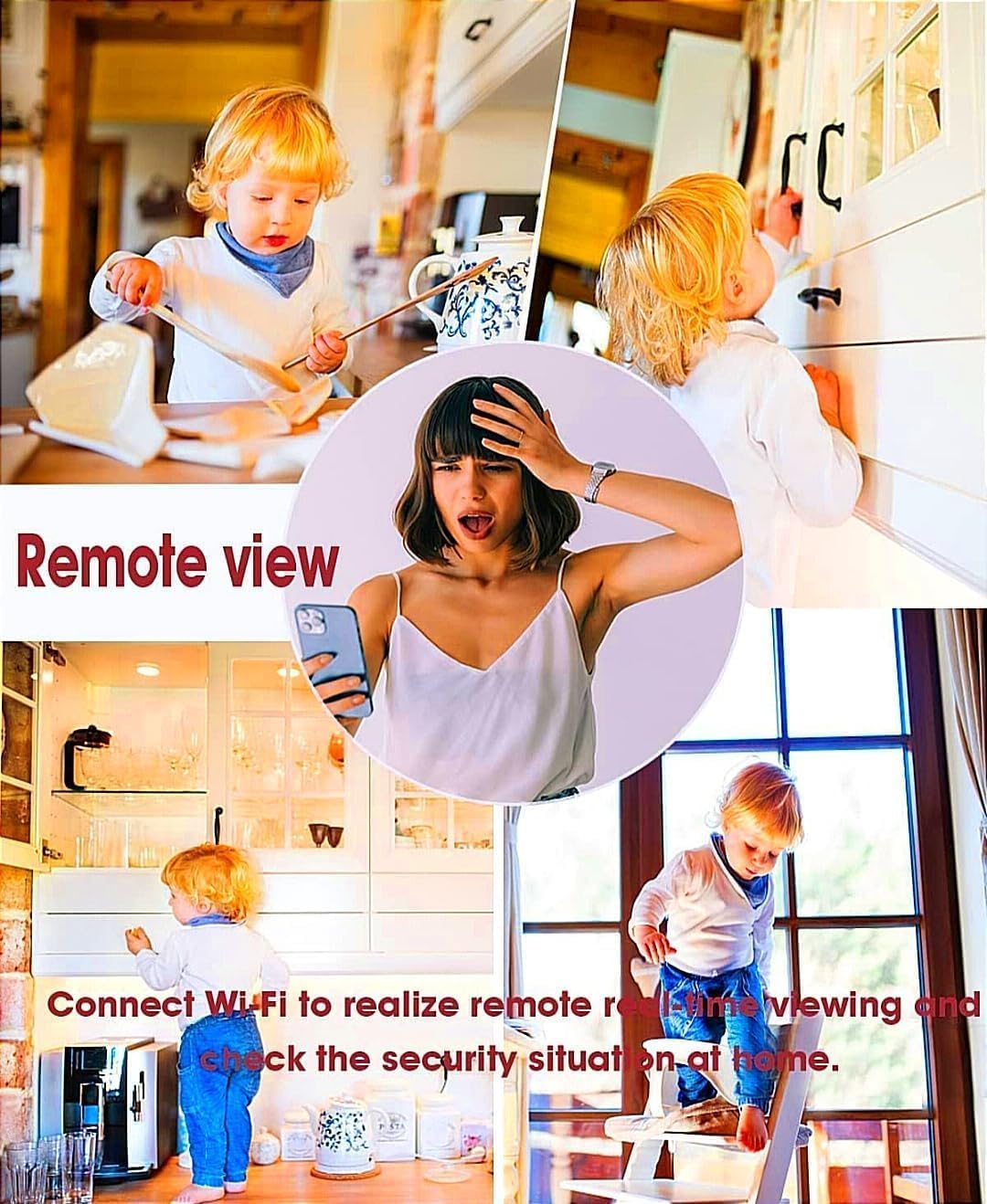 360° WiFi Security Camera - HD Live Stream -9