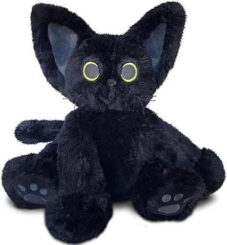 Almohadillas térmicas de animales de peluche para microondas para calambres y aliviar el estrés y la ansiedad, gatito de felpa calentable,