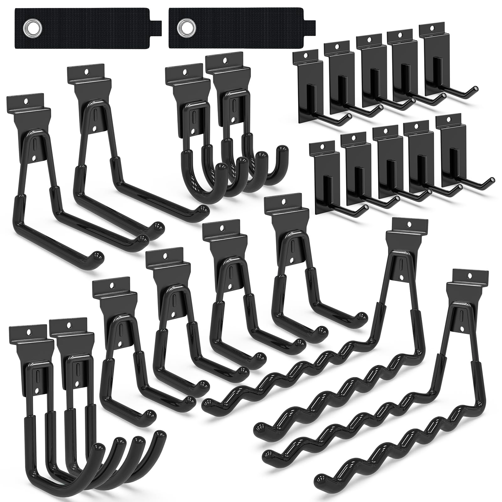 Slatwall Hooks - 24 Pack Heavy Duty -1