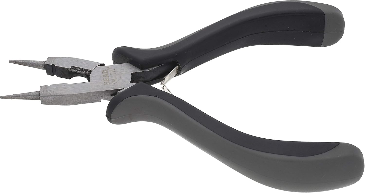 The Beadsmith 4-in-1 Multifunctional Pliers - All-Purpose Jewelry Making Tool w/Cushion Grip, 5”, Create Loops, Cut and Flatten Wire, Close Jump Rings - Image 6