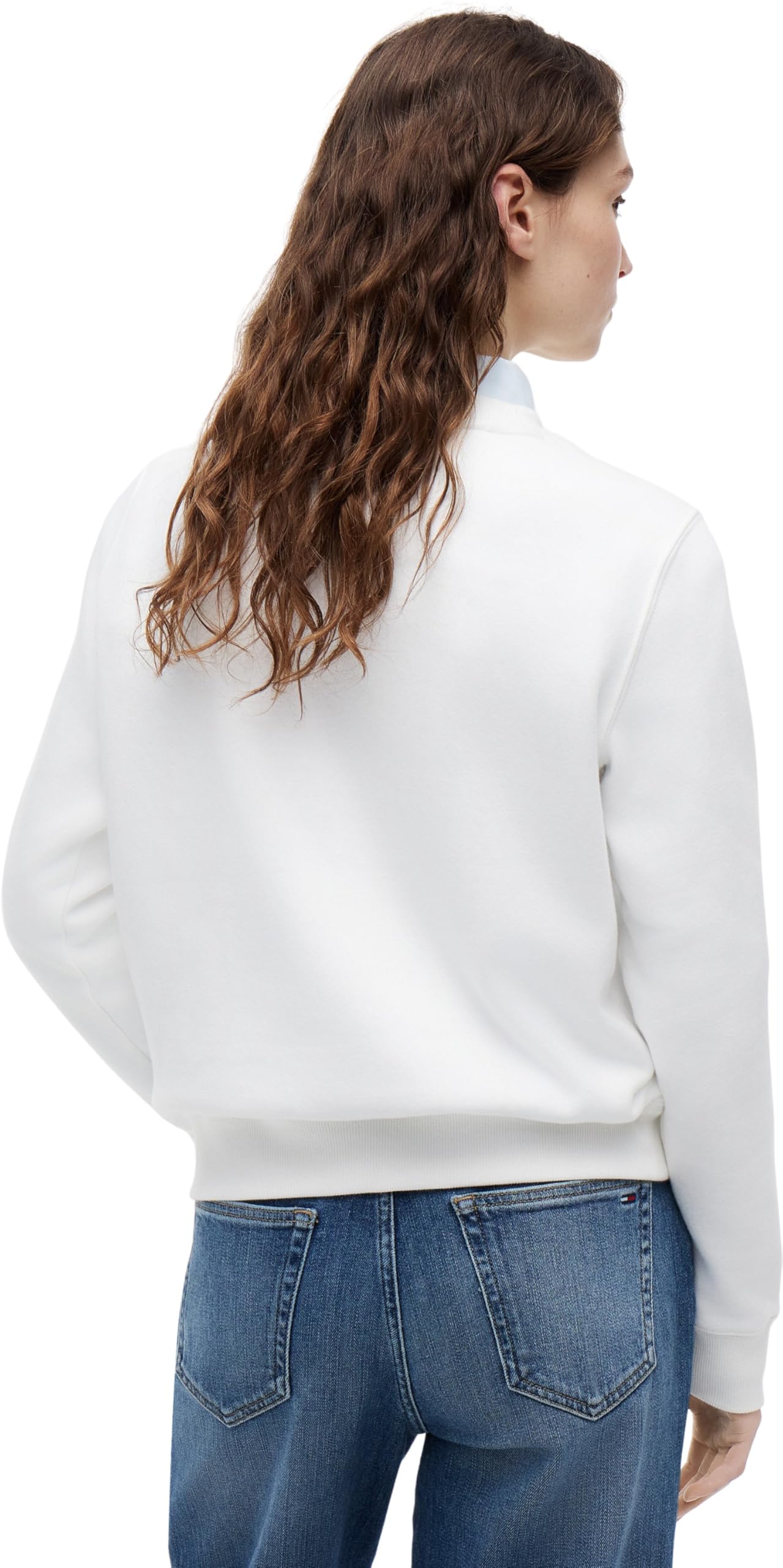 Tommy Jeans Damen Pullover Crew Neck Rundhalsausschnitt