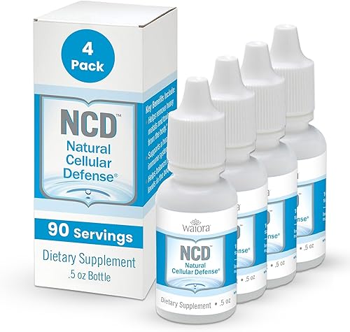 Waiora Natural Cellular Defense (NCD) - Gotas de zeolita líquida para hombres y mujeres, suplementos para el sistema inmunológico y apoyo intestinal