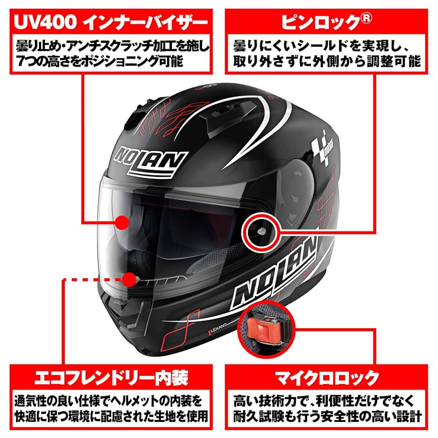 H*i様 NOLAN バイク用ヘルメット N60-6 MOTOGP/31 Mサイ Amazon | NOLAN(ノーラン) 【国内正規品】 バイク用 ヘルメット