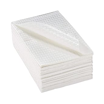 McKesson 18-885 Procedure Towel, 3-Ply/Poly, White, 13