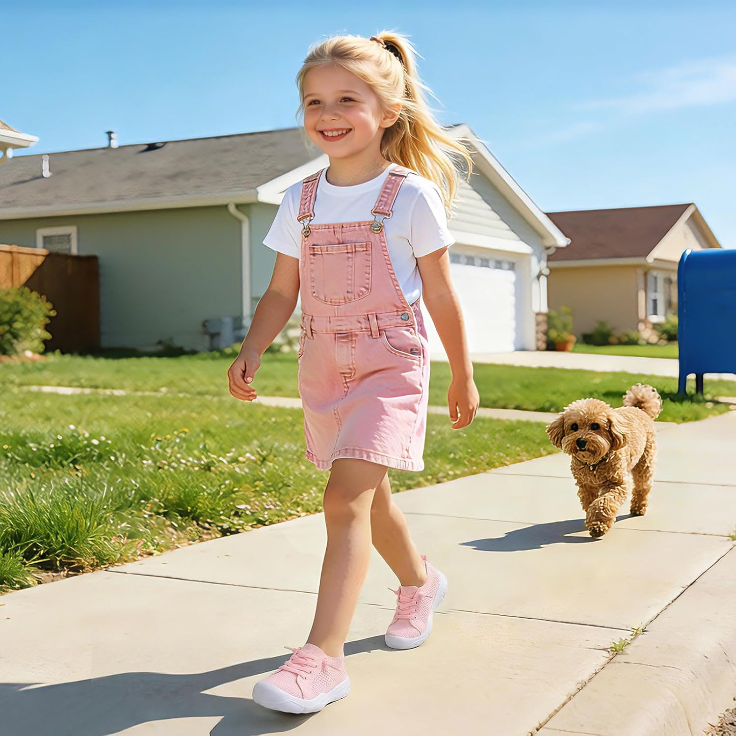 LeIsfIt Toddler Shoes Boys Girls Barefoot Shoes Kids Breathable Sneakers Tennis Shoes Slip on Shoes - Image 2