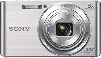 DSCW830 20.1 MP Digital Camera with 2.7" LCD (Silver)