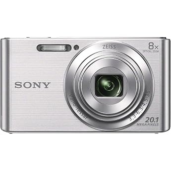 Sony DSCW830 20.1 MP Digital Camera with 2.7" LCD (Silver)