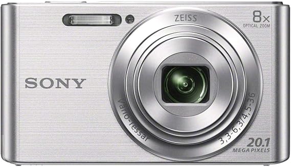 Sony DSCW830 20.1 MP Digital Camera with 2.7 LCD Silver