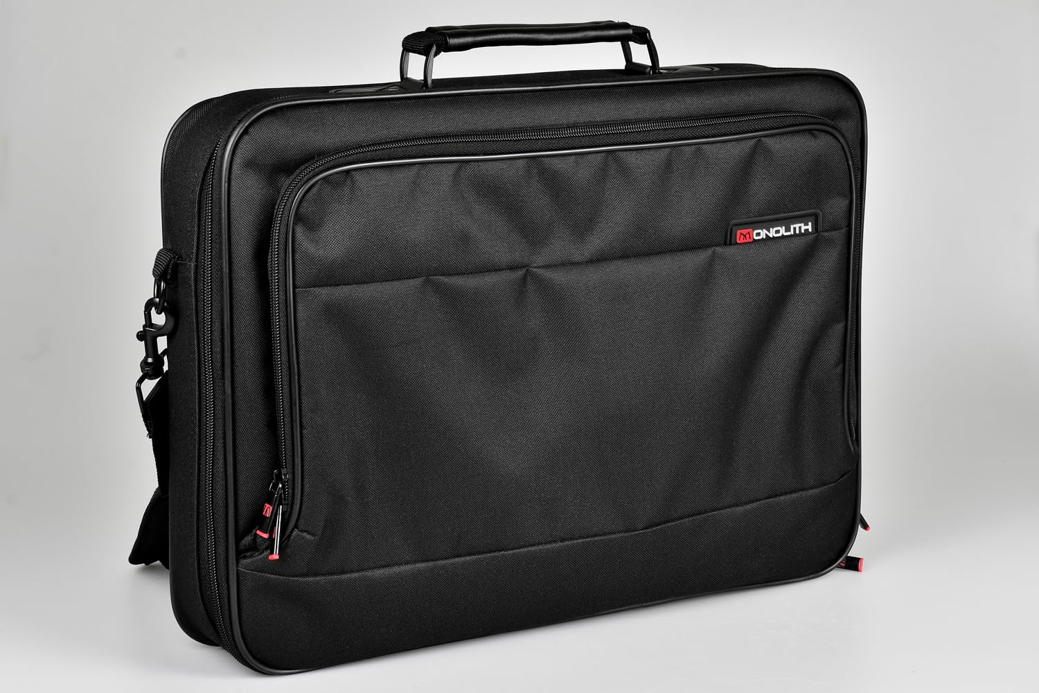 Masters Monolith New Nylon Computer Case With Organiser And Document Pocket Pu Trim For 17.4 Inch Black Ref 2342 from B&Q