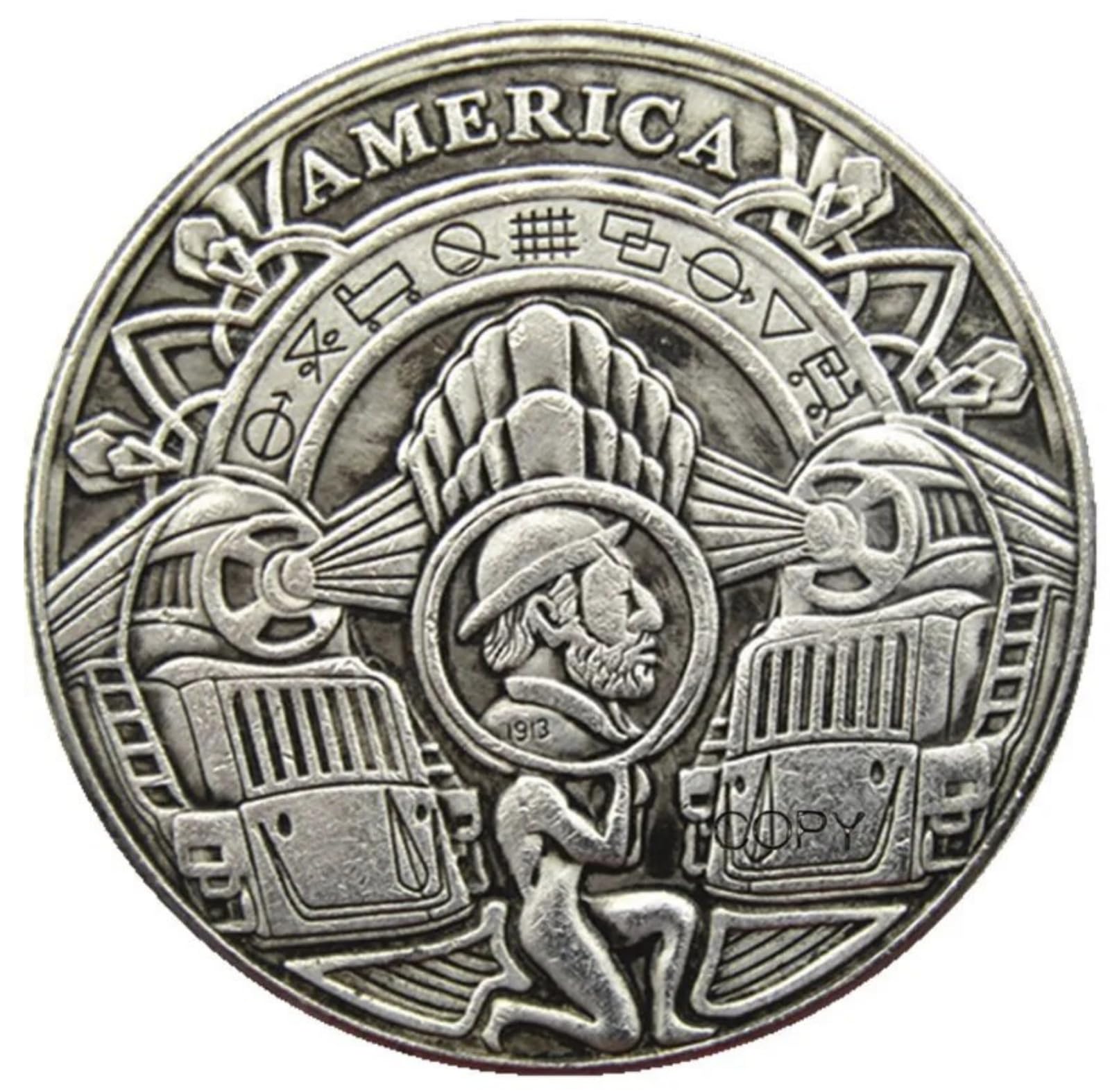 Amazon.com: Copy 1921 U.S Hobo Morgan Coin America American