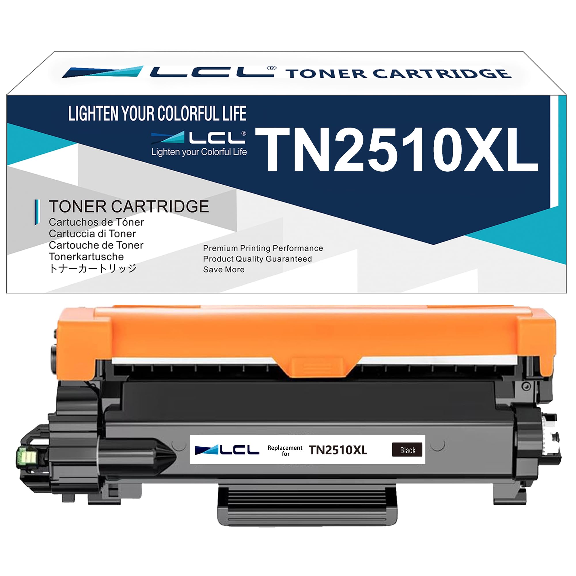 LCL Kompatybilna kaseta z tonerem TN2510 TN2510XL TN-2510 TN-2510XL 3000 stron (1 czarny) zamiennik dla Brother HL-L2400DW HL-L2400DWE HL-L2445DW HL-L2447DW DCP-L2620DW DCP-L2627DWXL