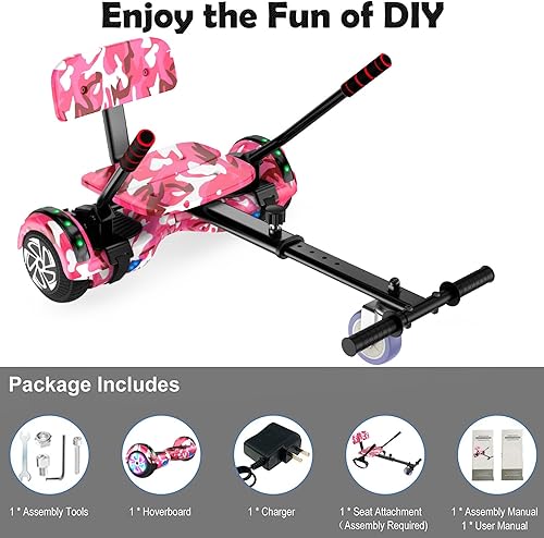 Miniatura 7 de Hoverboard, 6.5" Self Balancing Hoverboard Electric Scooter Hoverboard for Kids