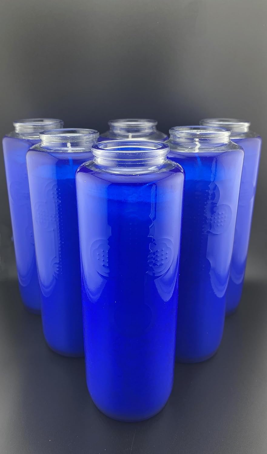 Memorial Candles 6 Day Glass Candles (6 Candles Pack