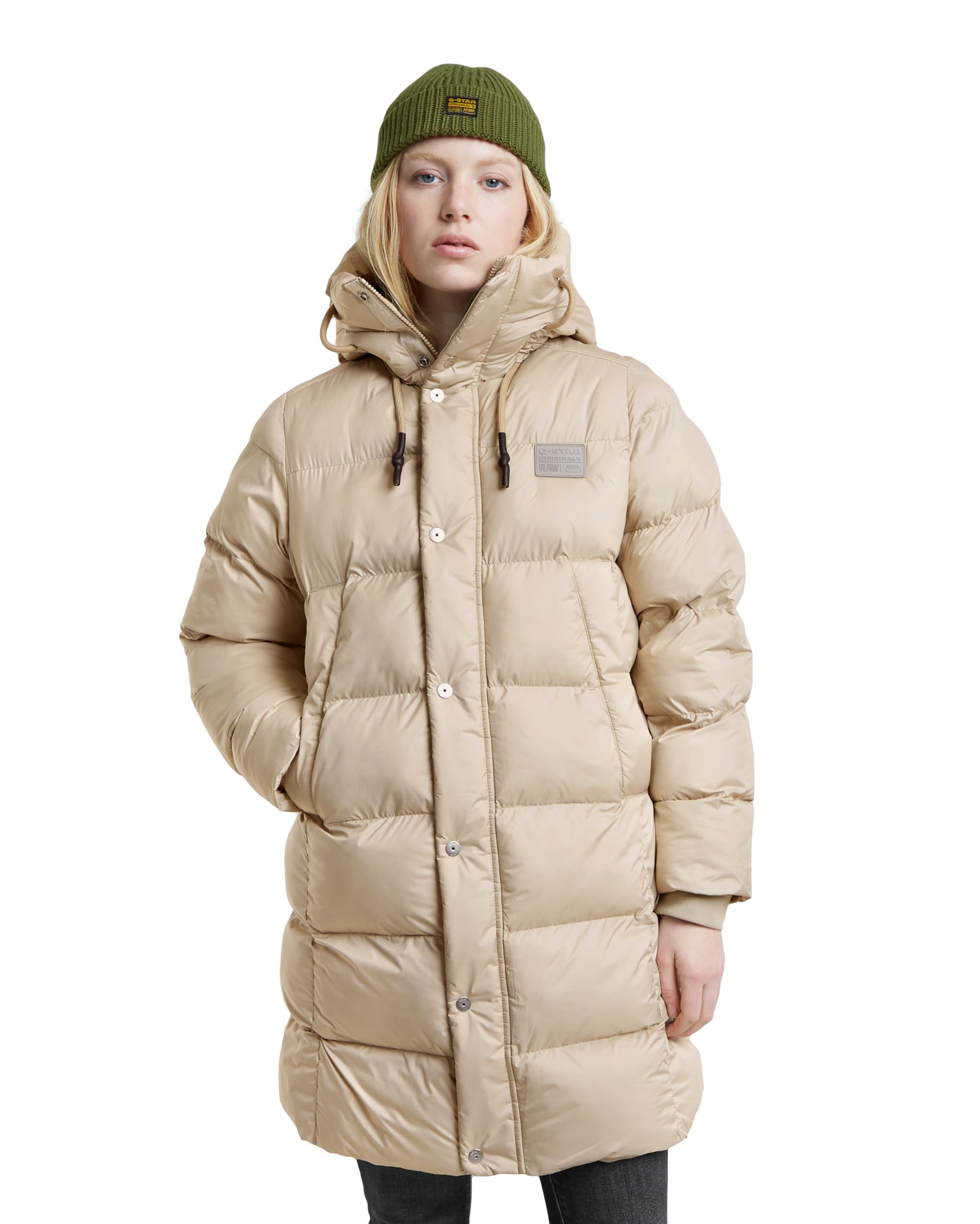 G-Star Women's Whistler Parka Puffer, Beige (sandstorm D25188-B958-B736), S