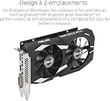 ASUS GeForce RTX 3050 6G DUAL OC Gaming Graphics Card - 1537MHz Boost Clock, GDDR6, PCIe Gen 4, DLSS 2, 3 x DP v1.4a, 1 x HDMI 2.1 (Supports 4K) - 3