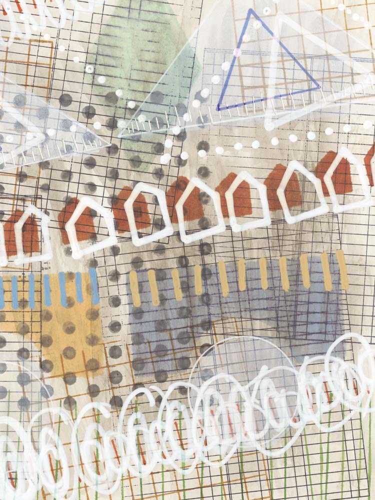 Home Grid I by Nikki Galapon Art Print, 11 x 14 inches