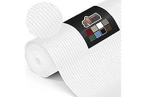 Gorilla Grip Non-Adhesive White Drawer Liner for Cabinets