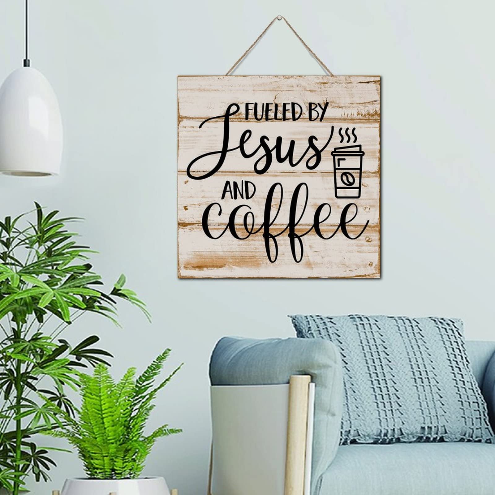 Plaque murale personnalisée en bois à offrir pour la pendaison de crémaillère