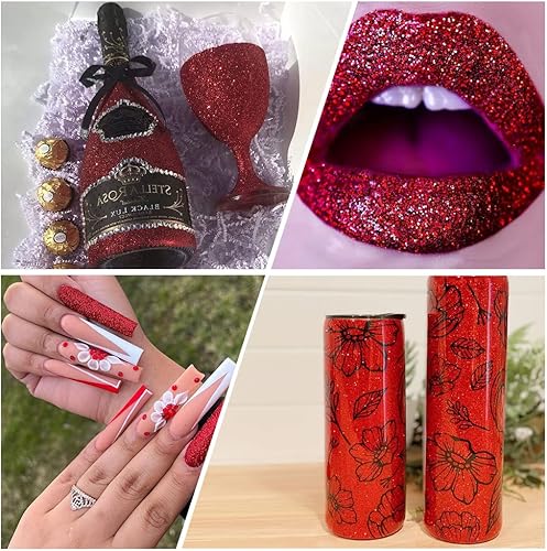 Miniatura 7 de Purpurina holográfica ultra fina para resina, 5.29 oz de purpurina extrafina para vasos, maquillaje, cara, ojos, cabello, cuerpo, manualidades,