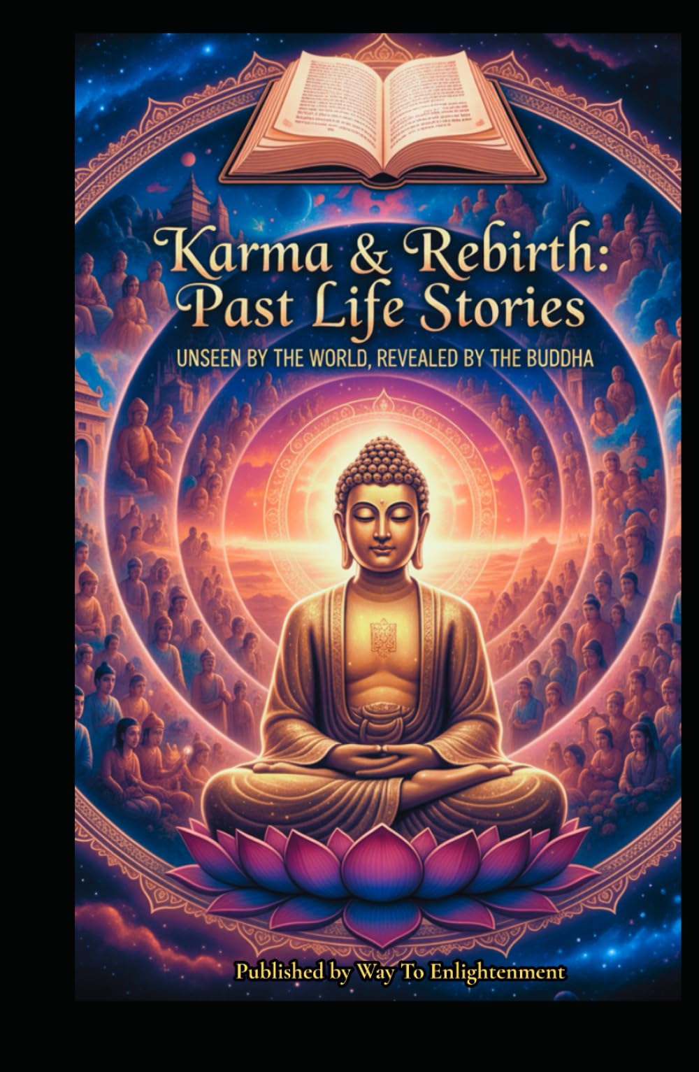 Karma & Rebirth: Past Life Stories From The Dhammapada (Illustrated) - Hardcover Edition: Unseen By The World, Revealed By The Buddha