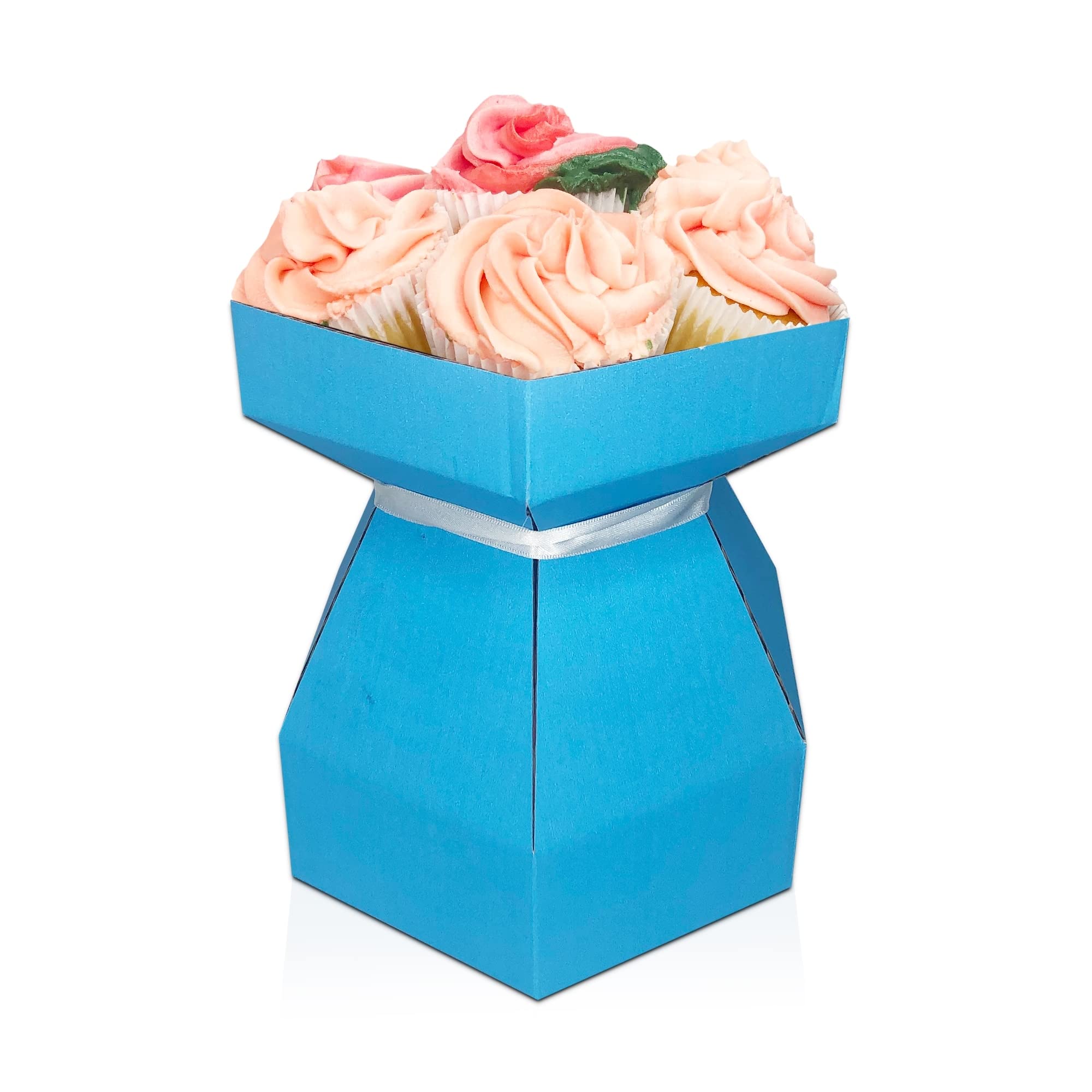 The Cake Decorating Co. Cupcake Bouquet Box Kit Sky Blue